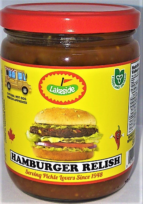 Lakeside Hamburger Relish 12/500ml