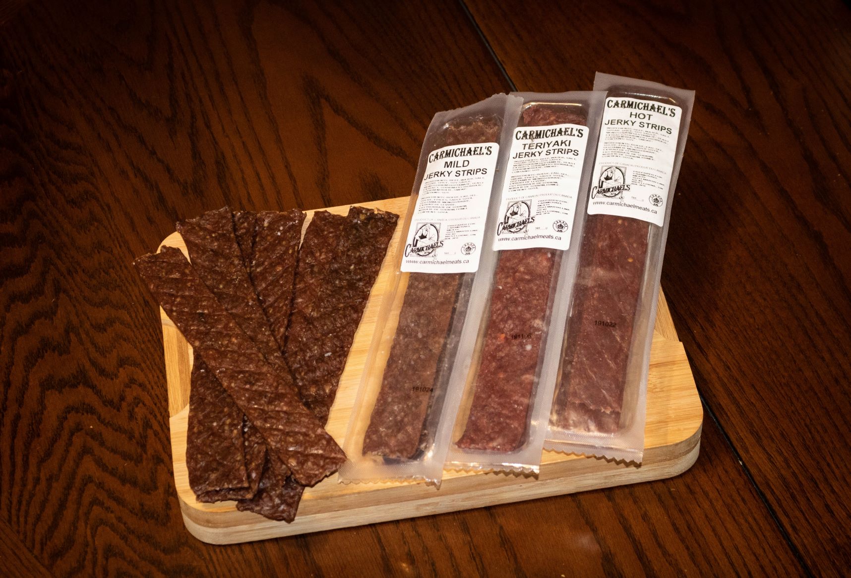 Carmichael Meats Mild Jerky Strips 20/140g