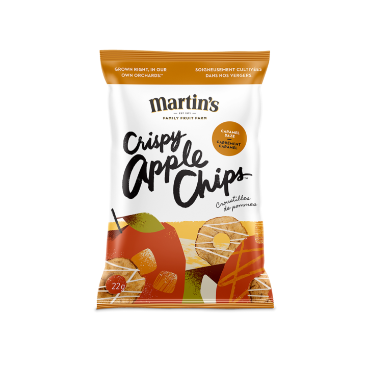 Martin's Apple Chips Caramel 15/85g