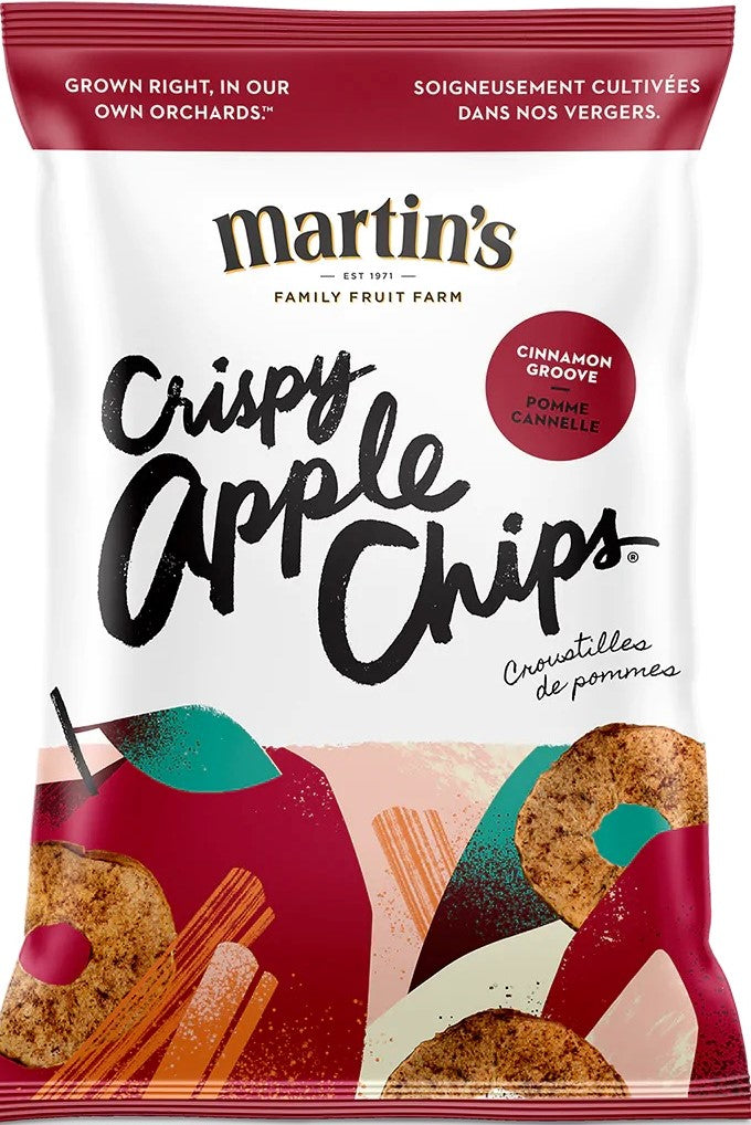 Martin's Apple Chips Cinnamon 15/85g