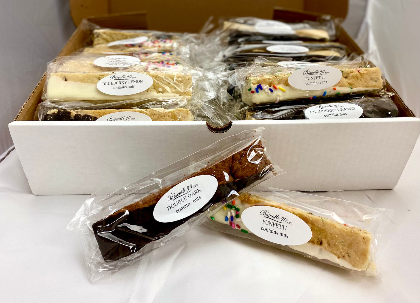 Mrs. B's Biscotti Assorted Single Wrapped 48/case