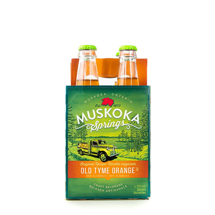 Muskoka Orange soda 4/6/355 ml