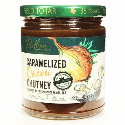 Rootham's Carmelized Ontion Chutney 12/250 ml