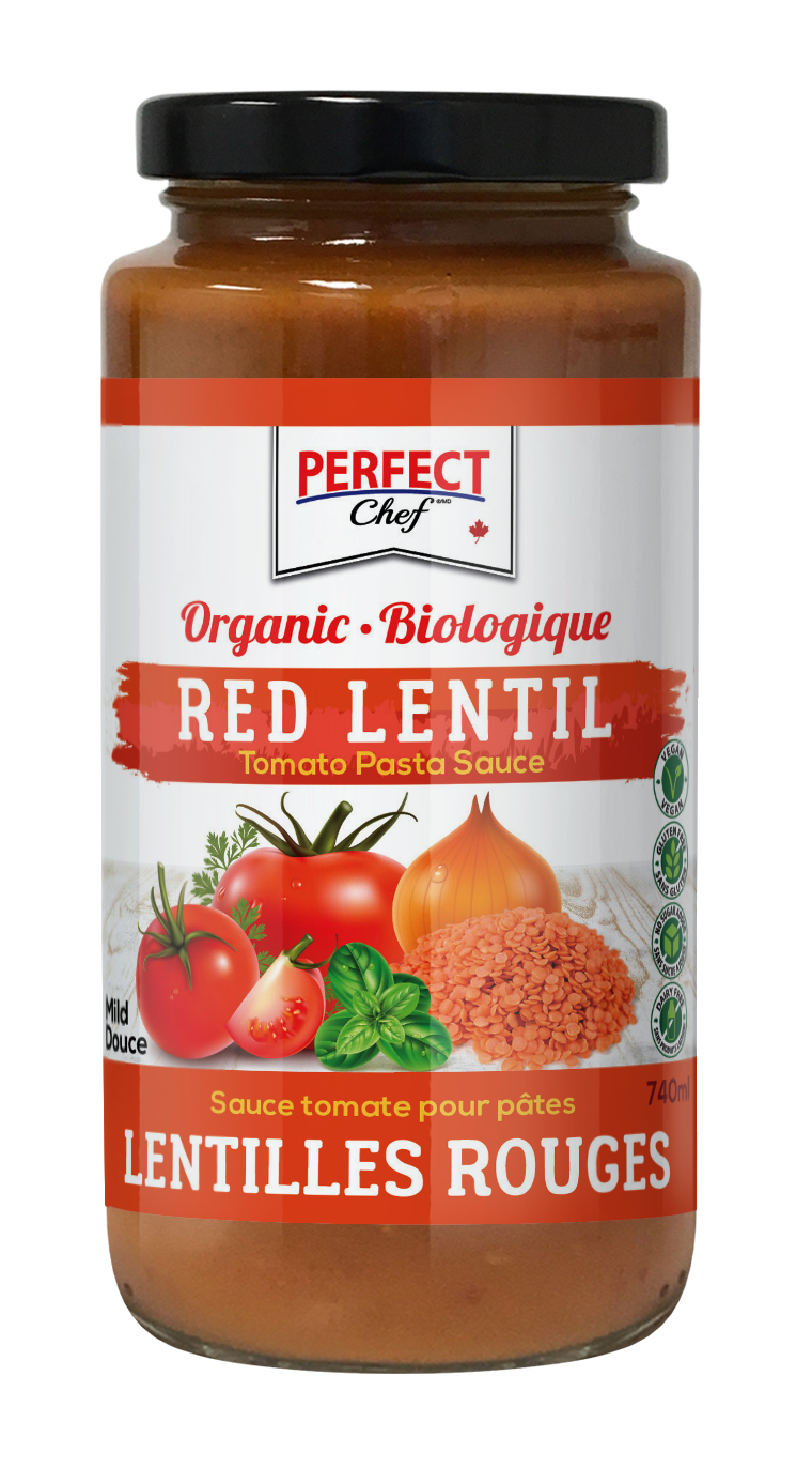 Perfect Chef Organic Pasta Sauce Red Lentil 6/740ml