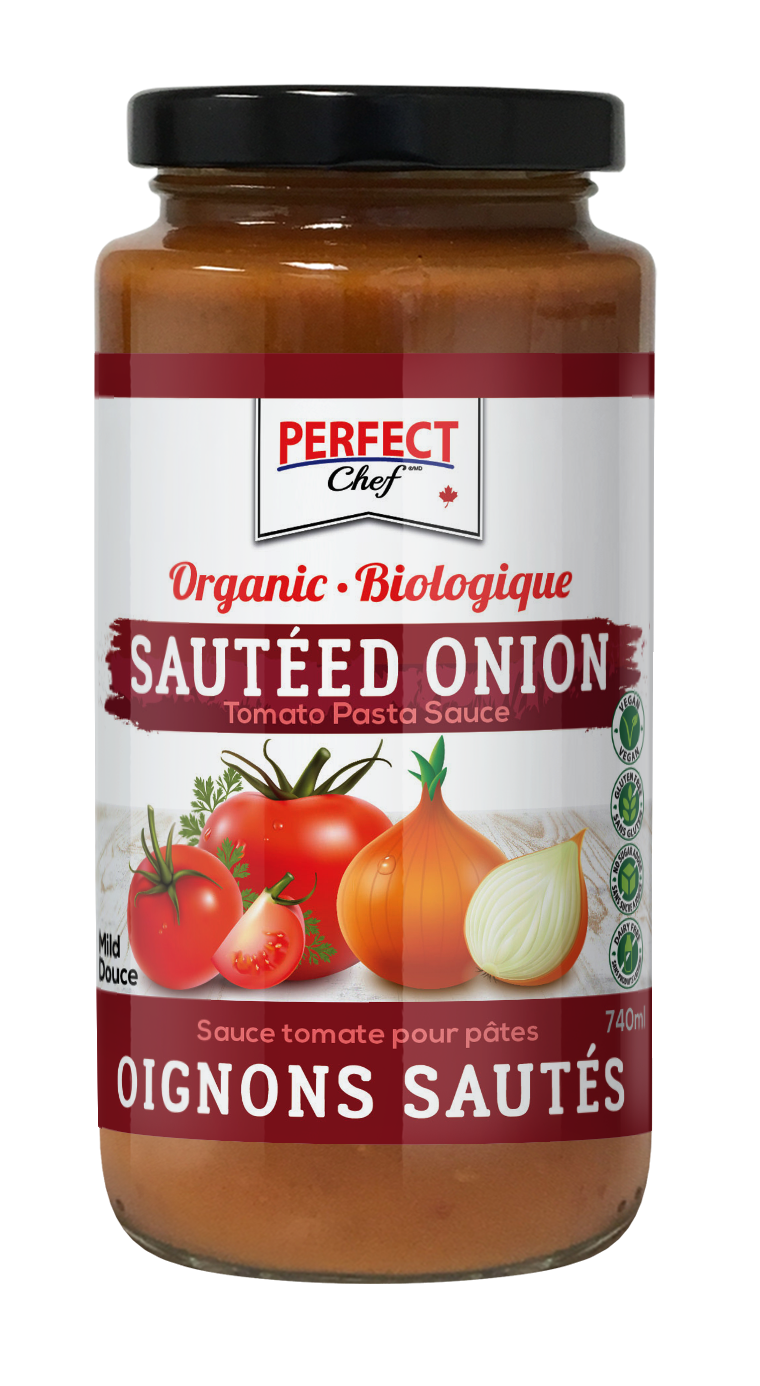 Perfect Chef Organic Pasta Sauce Sauteed Onion 6/740ml