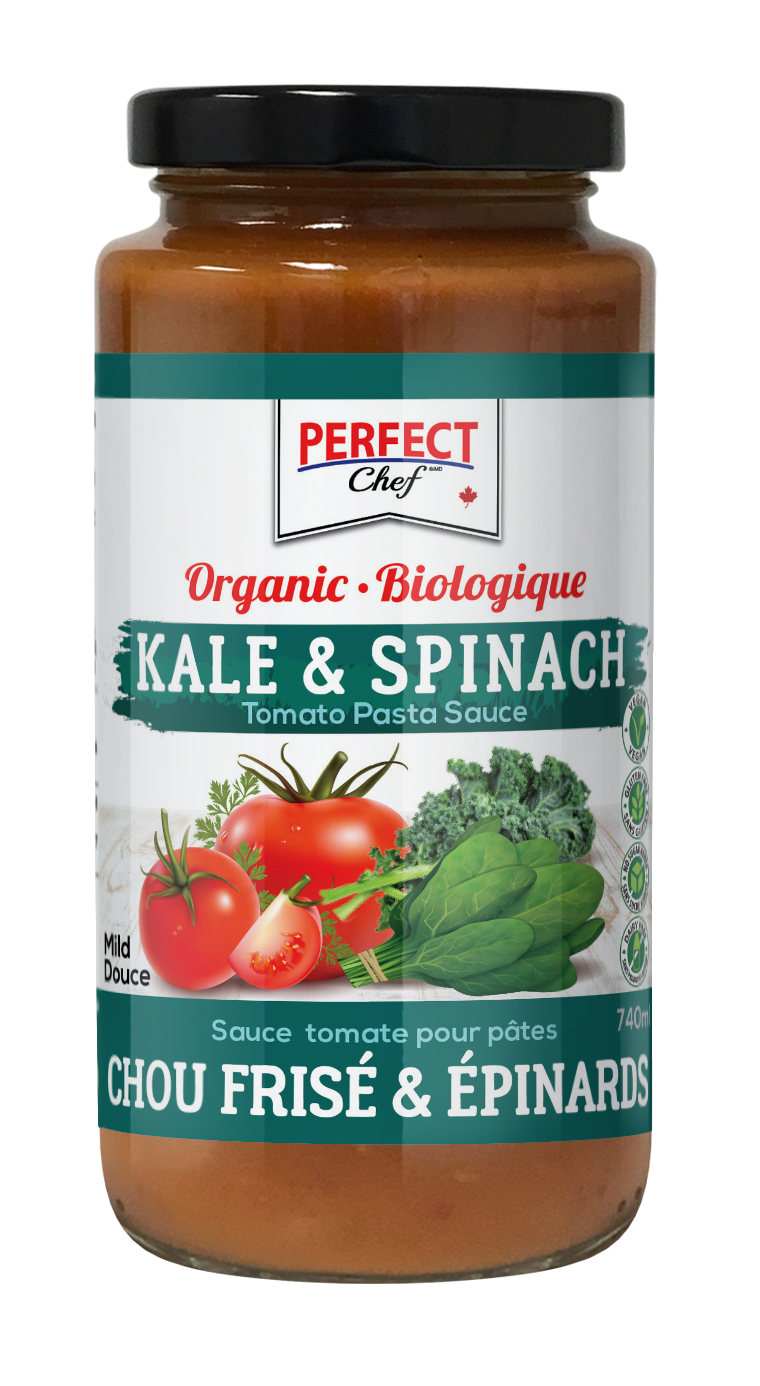 Perfect Chef Organic Pasta Sauce Kale & Spinach 6/740ml