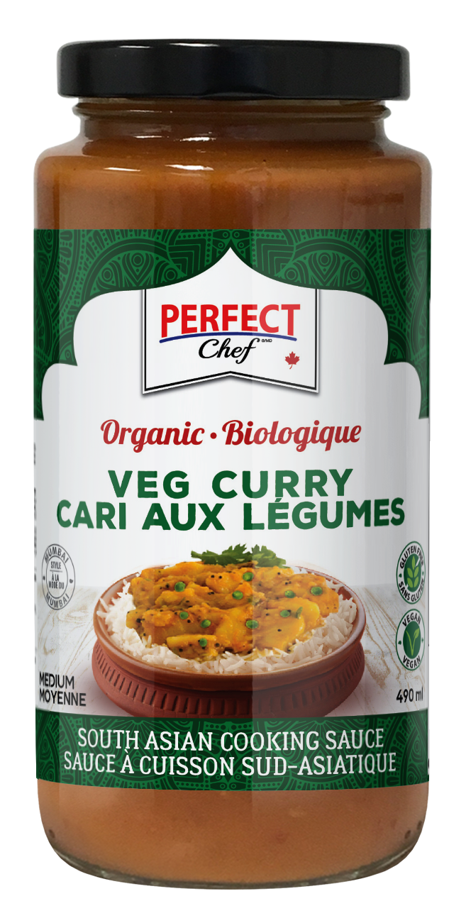 Perfect Chef Organic Curry Cooking Sauce 12/490ml
