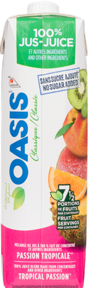 Oasis Juice Tropical Passion 12/920 ml