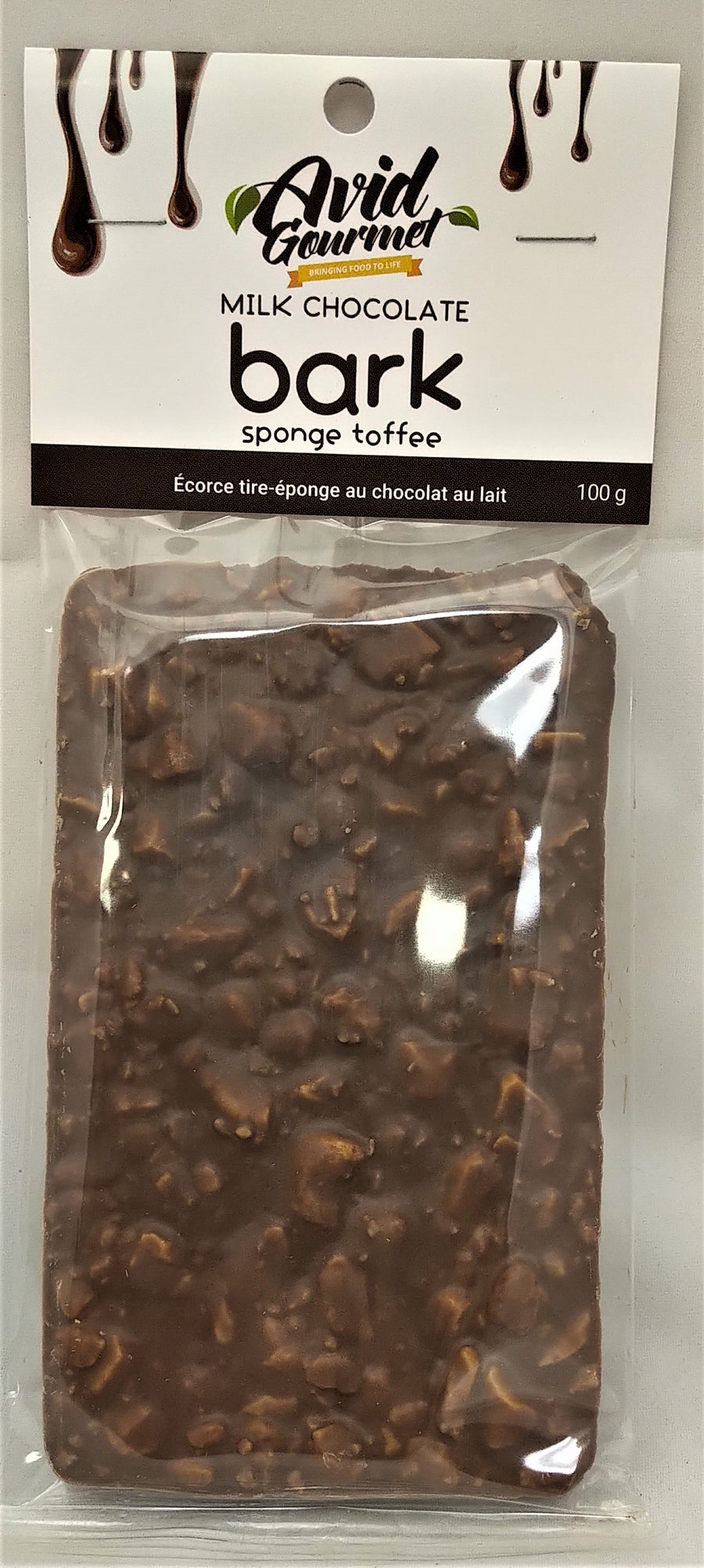 Avid Milk Choc Bark Sponge Toffee 12/100g