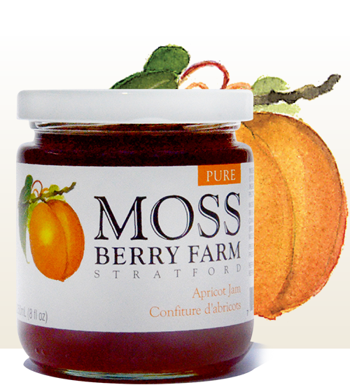 Moss Berry Farm Apricot Jam 12/250ml