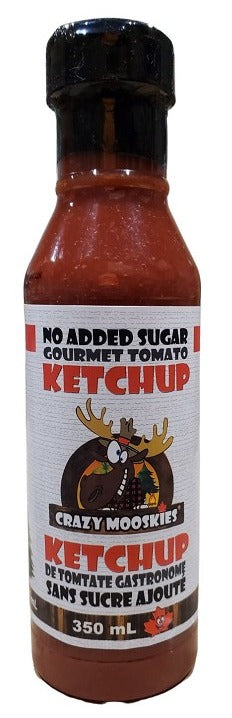Crazy Mooskies Non-Spicy Tomato Ketchup 12/350ml