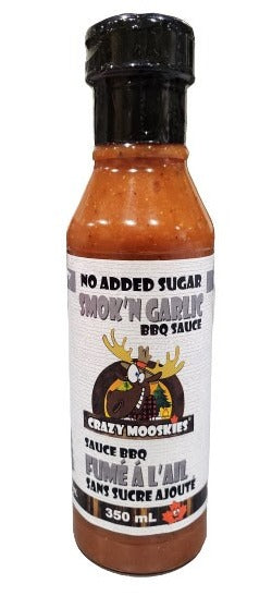 Crazy Mooskies Smok'n Galic BBQ Sauce 12/350 ml