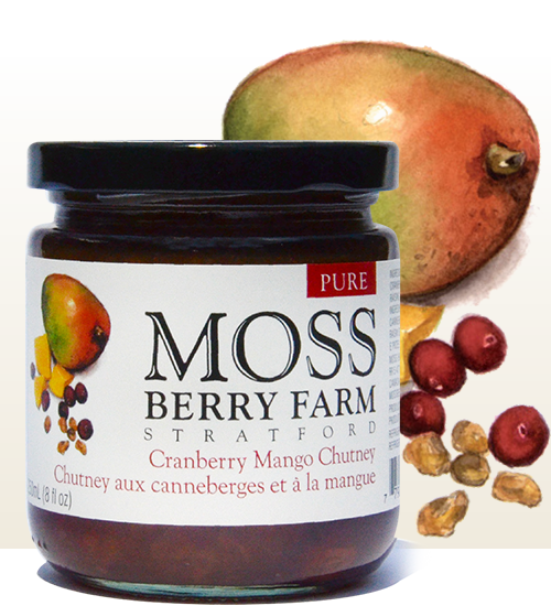 Moss Berry Farm Cranberry Mango Chutney 12/250ml
