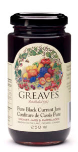 Greaves Black Currant Jam 12/250ml