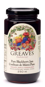 Greaves Blackberry Jam 12/250ml