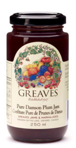 Greaves Damson Plum Jam 12/250ml