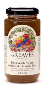 Greaves Gooseberry Jam 12/250ml