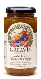 Greaves Peach Chutney 12/250ml