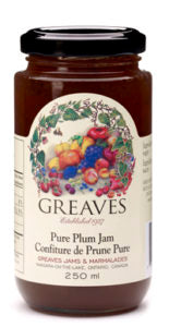 Greaves Plum Jam 12/250ml