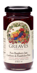 Greaves Raspberry Jam 12/500ml