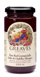 Greaves Red Currant Jelly 12/250ml