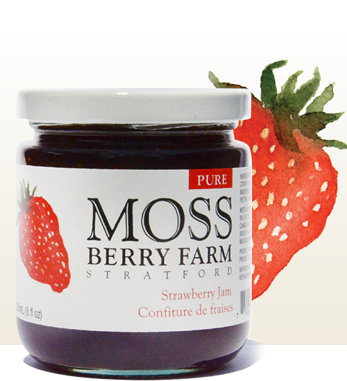 Moss Berry Farm Strawberry Jam 12/250ml