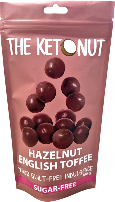 The Ketonut Hazelnut English Toffee 6/180g